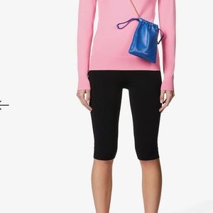 YSL Yves Saint Laurent Majorelle Royal Blue Drawstring Bag. NWT